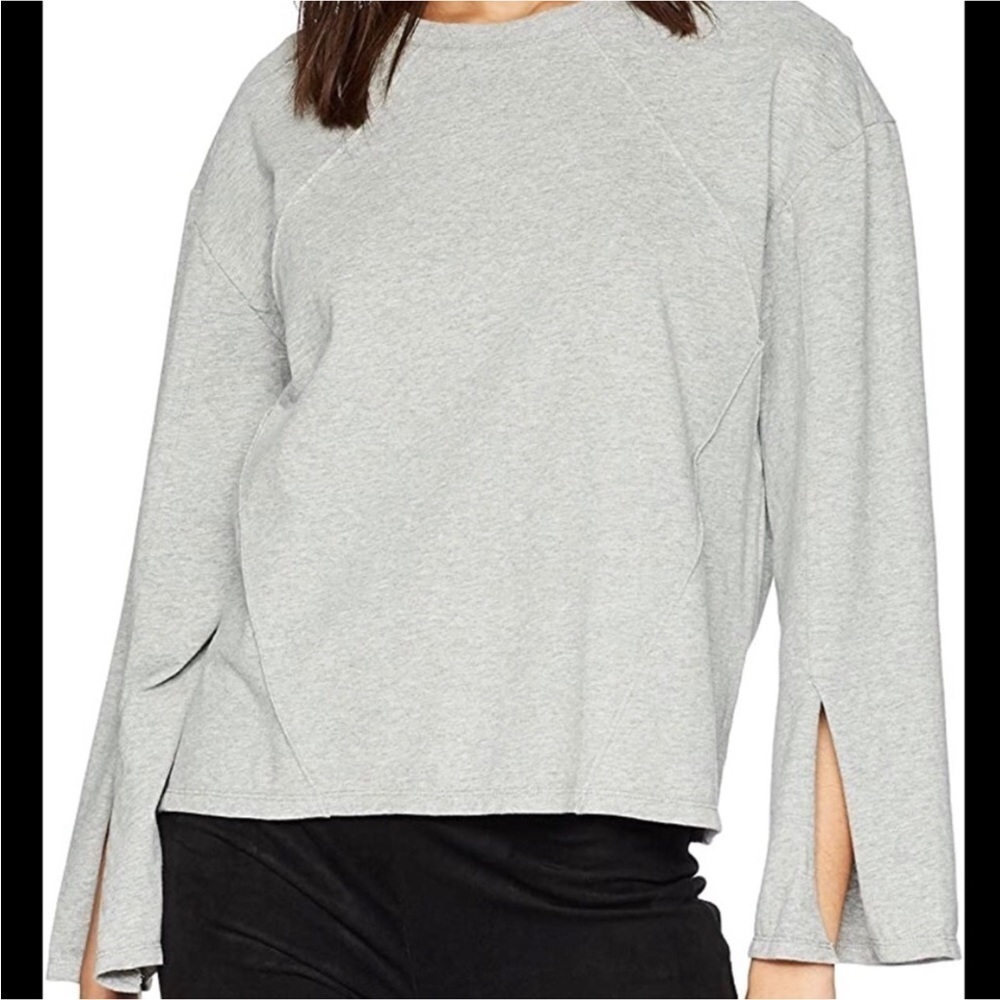 EVIDNT LA Slit Bell Sleeve Sweatshirt by ASOS